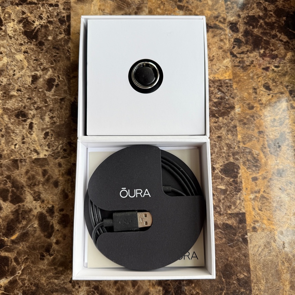 Oura ring Horozon silver Size 8